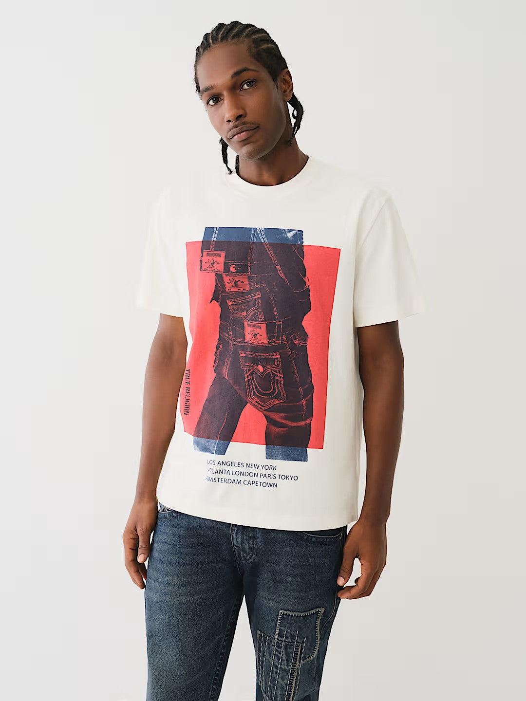 SS STACKED JEAN TEE - TRUE RELIGION MEXICO