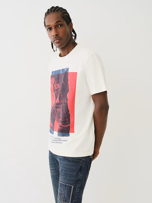 SS STACKED JEAN TEE - TRUE RELIGION MEXICO