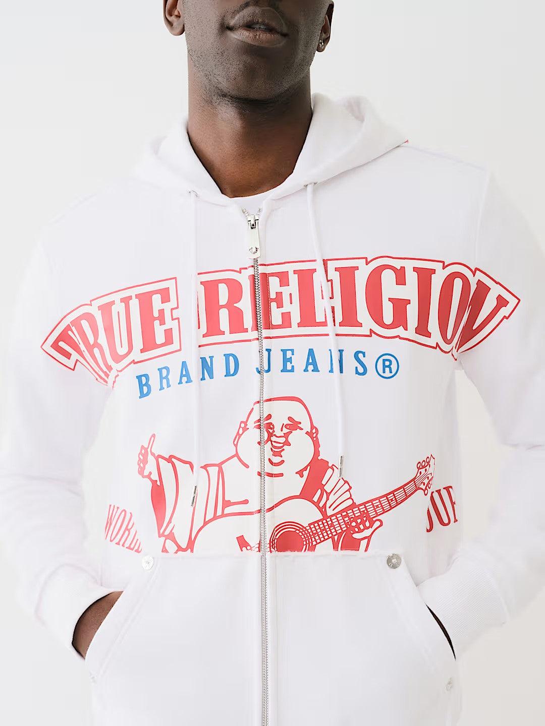 RAW EXAGGERATED ICON ZIP HOOD - TRUE RELIGION MEXICO