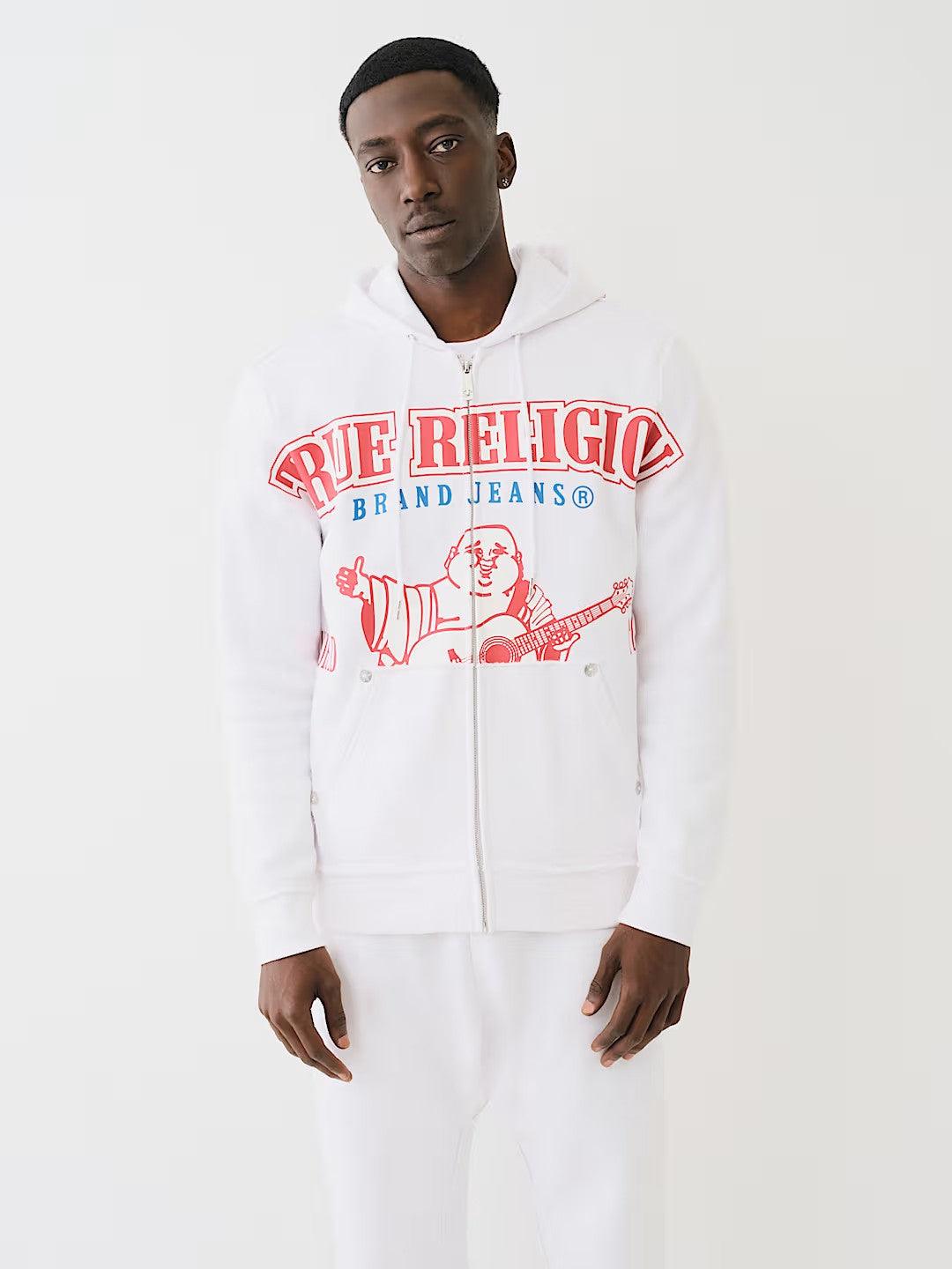 RAW EXAGGERATED ICON ZIP HOOD - TRUE RELIGION MEXICO