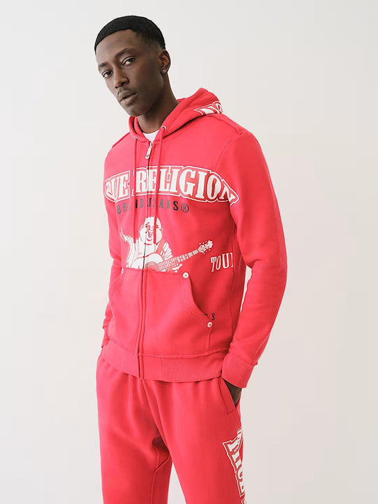 RAW EXAGGERATED ICON ZIP HOOD - TRUE RELIGION MEXICO