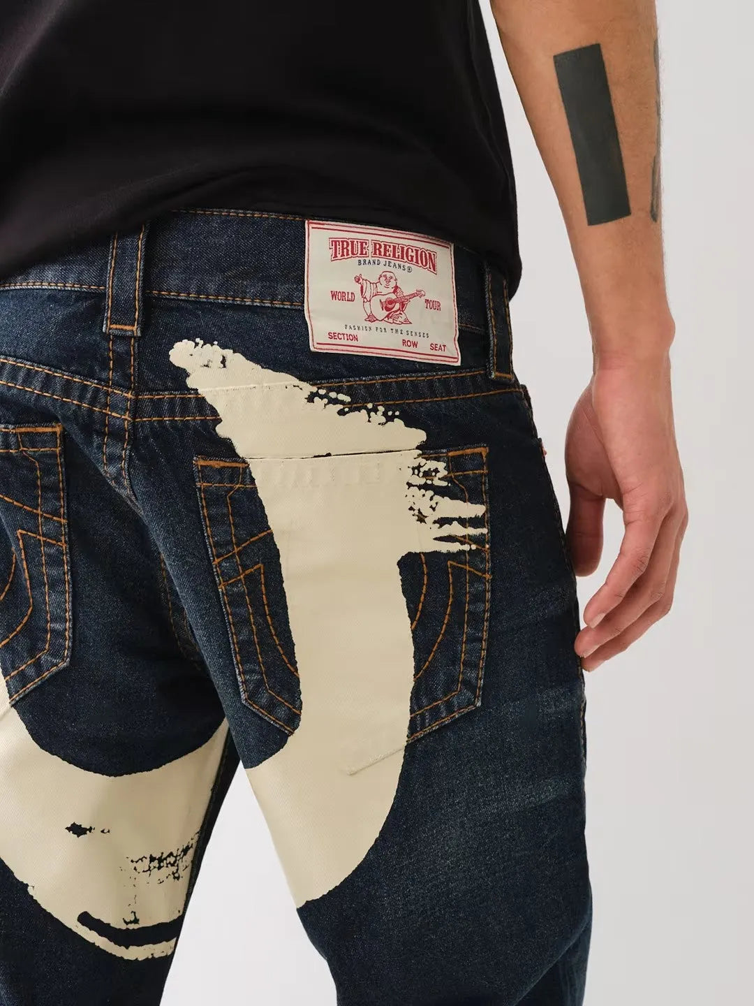 RICKY BIG T NF LG PAINTED HS - TRUE RELIGION MEXICO
