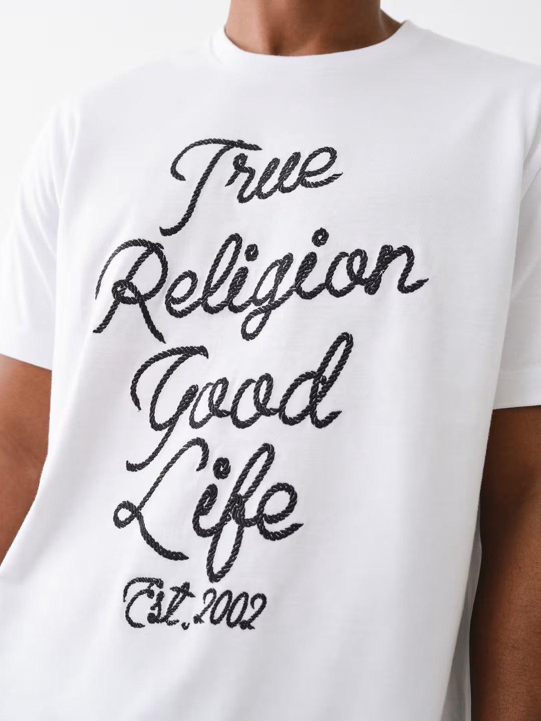 RELAXED ROPE EMBRO TEE - TRUE RELIGION MEXICO