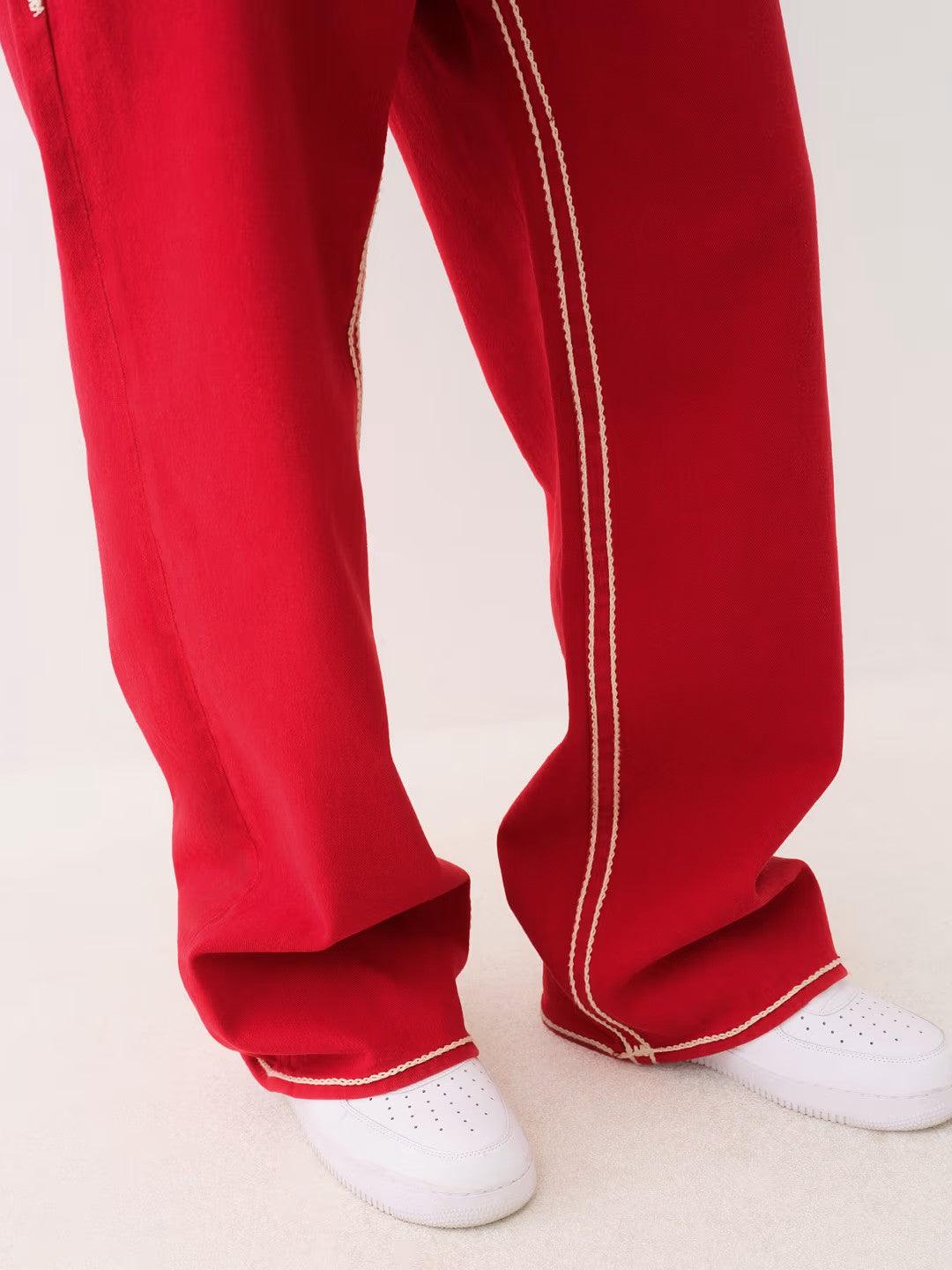 RED VINNY ROPE ULTRA BAGGY - TRUE RELIGION MEXICO