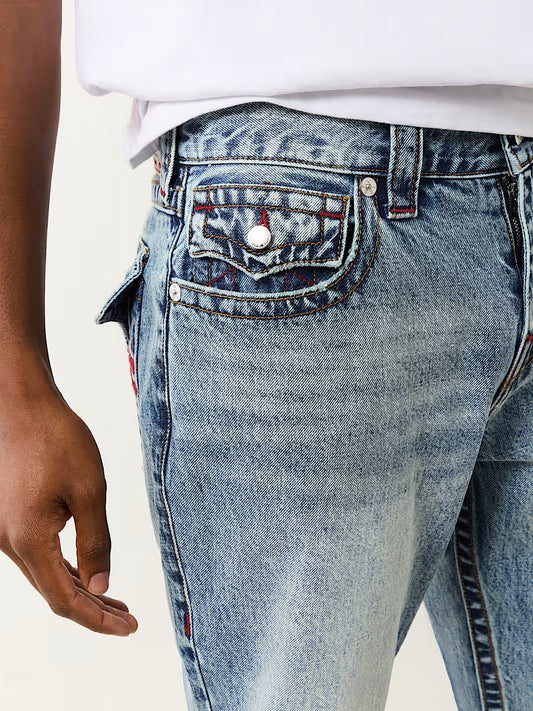 RICKY WARPED HORSESHOE STRAIGHT JEAN