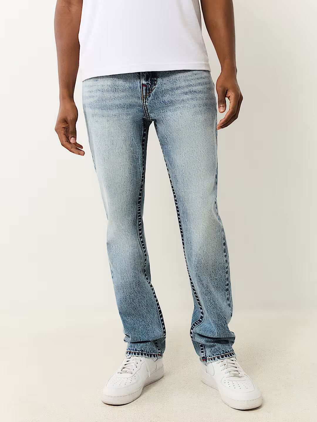 RICKY WARPED HORSESHOE STRAIGHT JEAN