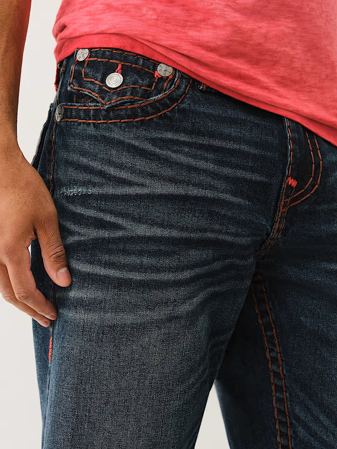 RICKY SUPER T SHORT FLP FRAY