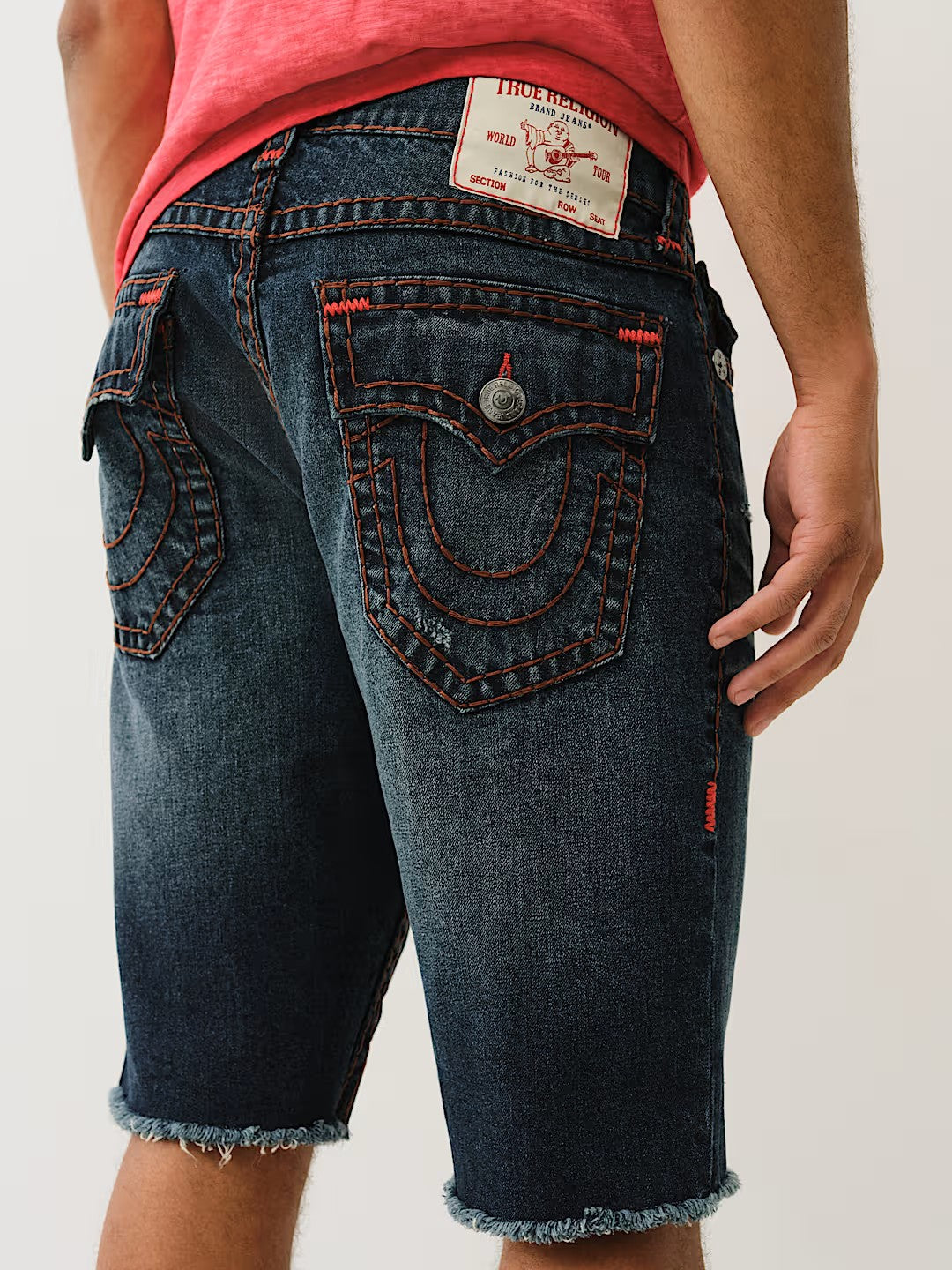 RICKY SUPER T SHORT FLP FRAY