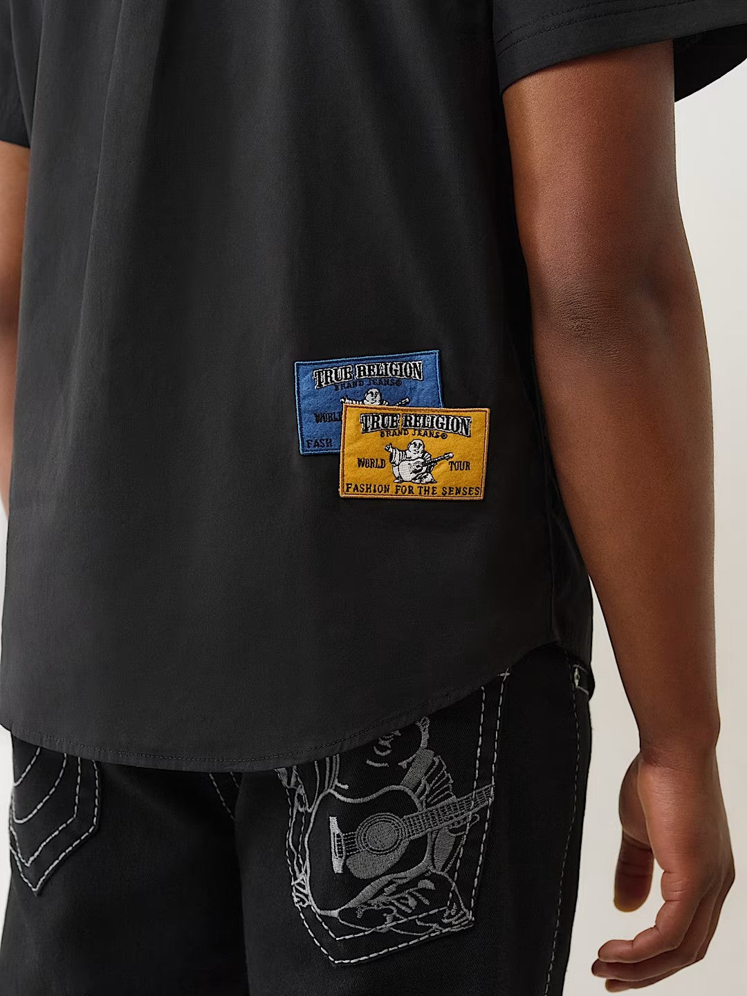 CTN SS WRKWR SHRT W PATCHES