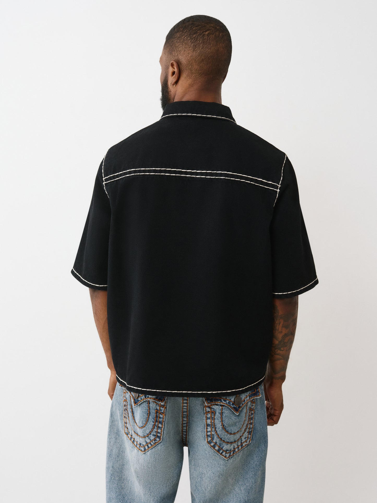 SUPER T OVERSIZE DENIM SHIRT