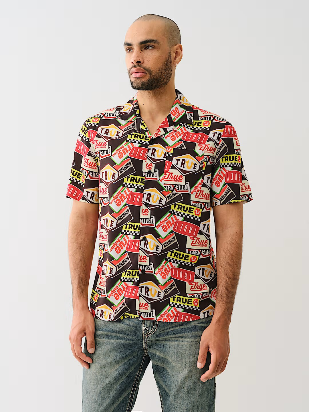SS CAMP SHIRT ALLOVER PRINT