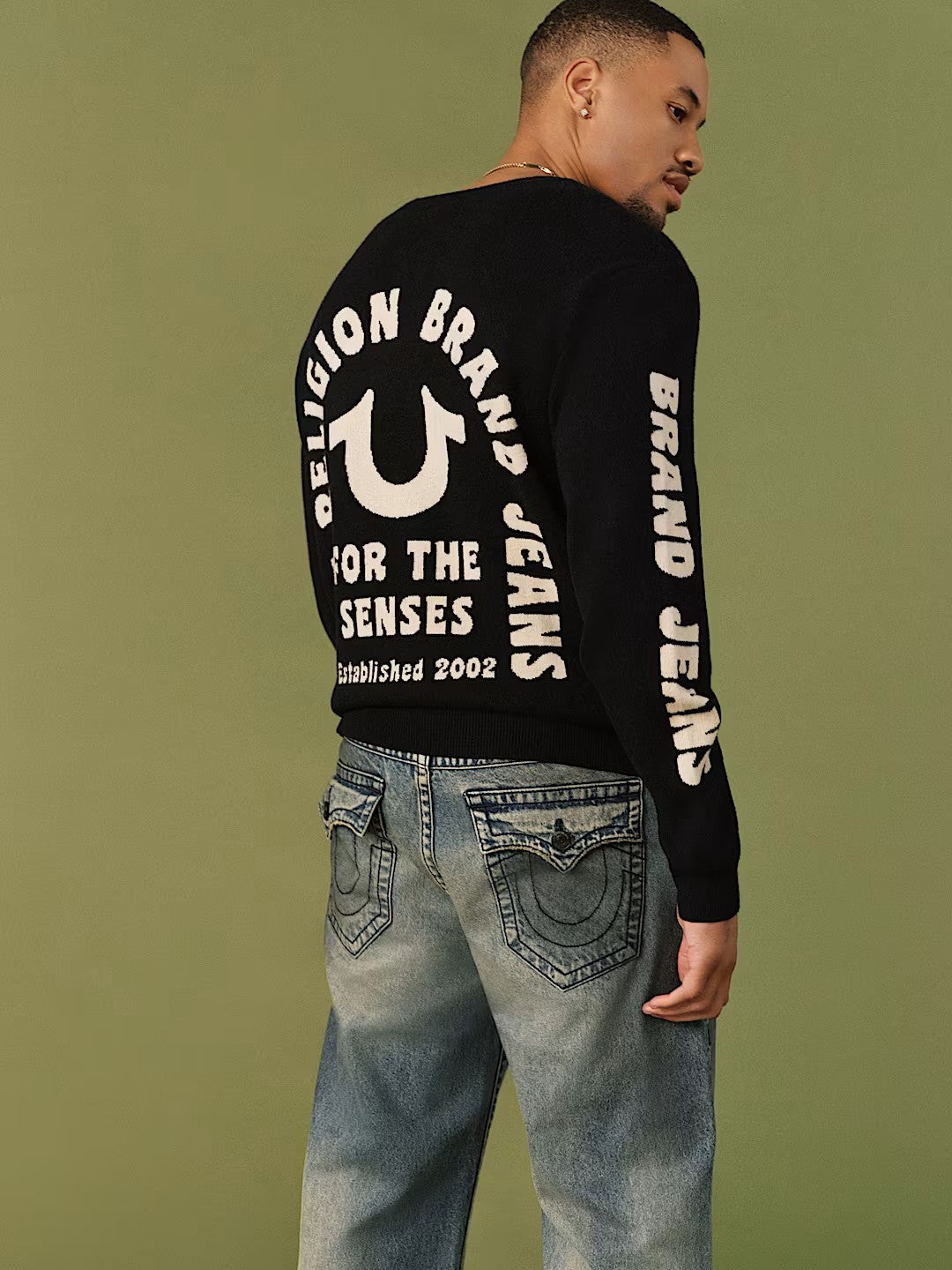 RELAXED TR LOGO SWEATER