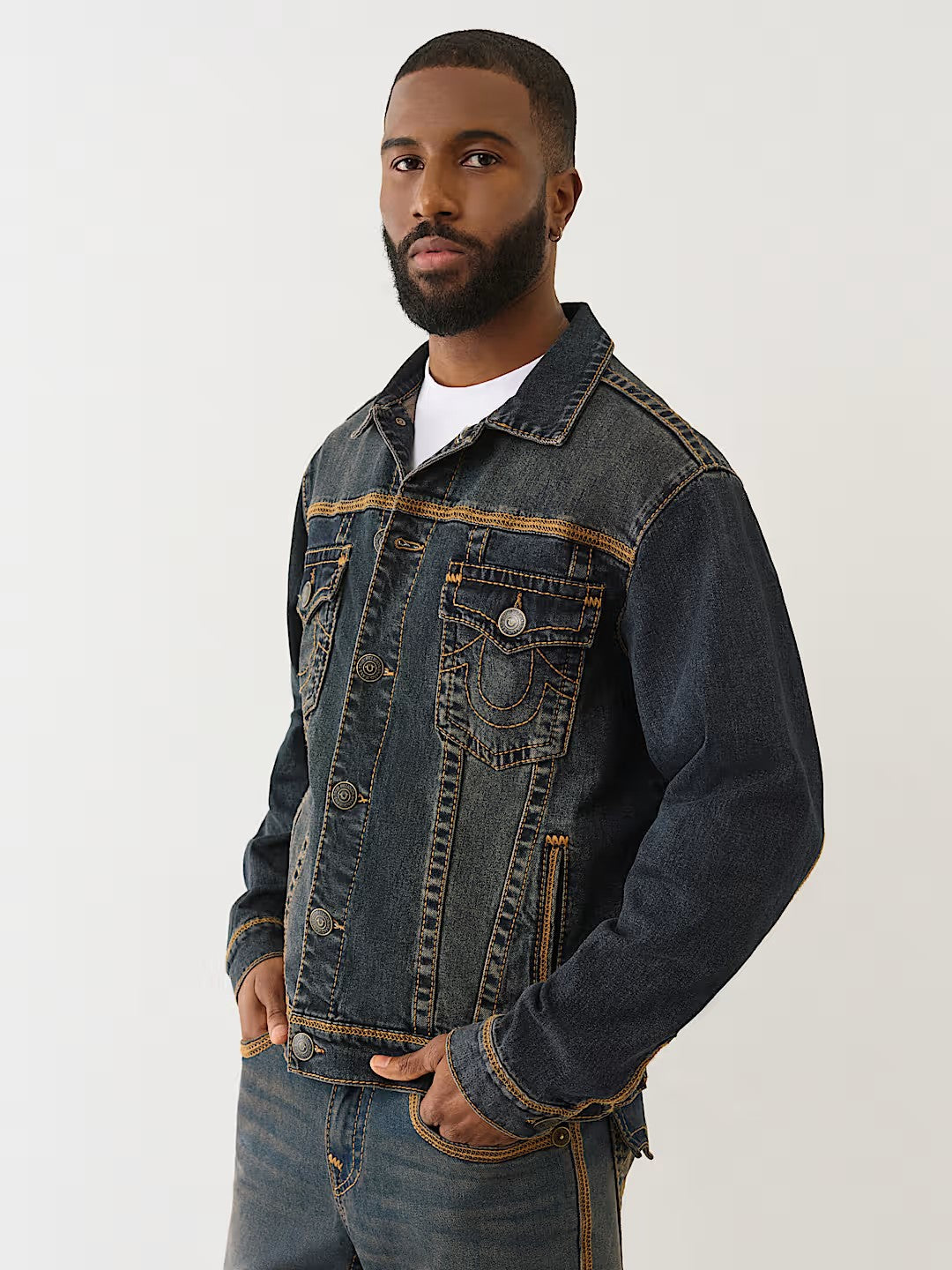 SUPER FLATLOCK TRUCKER JACKET