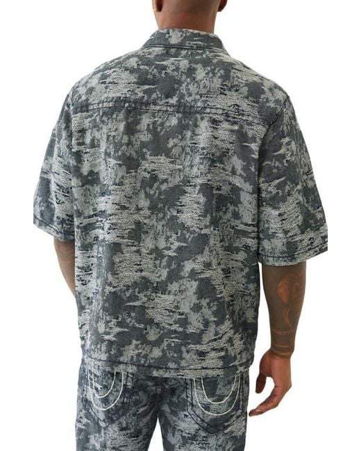 SUPER T JACQUARD SHIRT OVERSZE