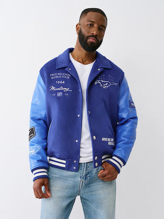 TR X FORD WOOL VARSITY JACKET