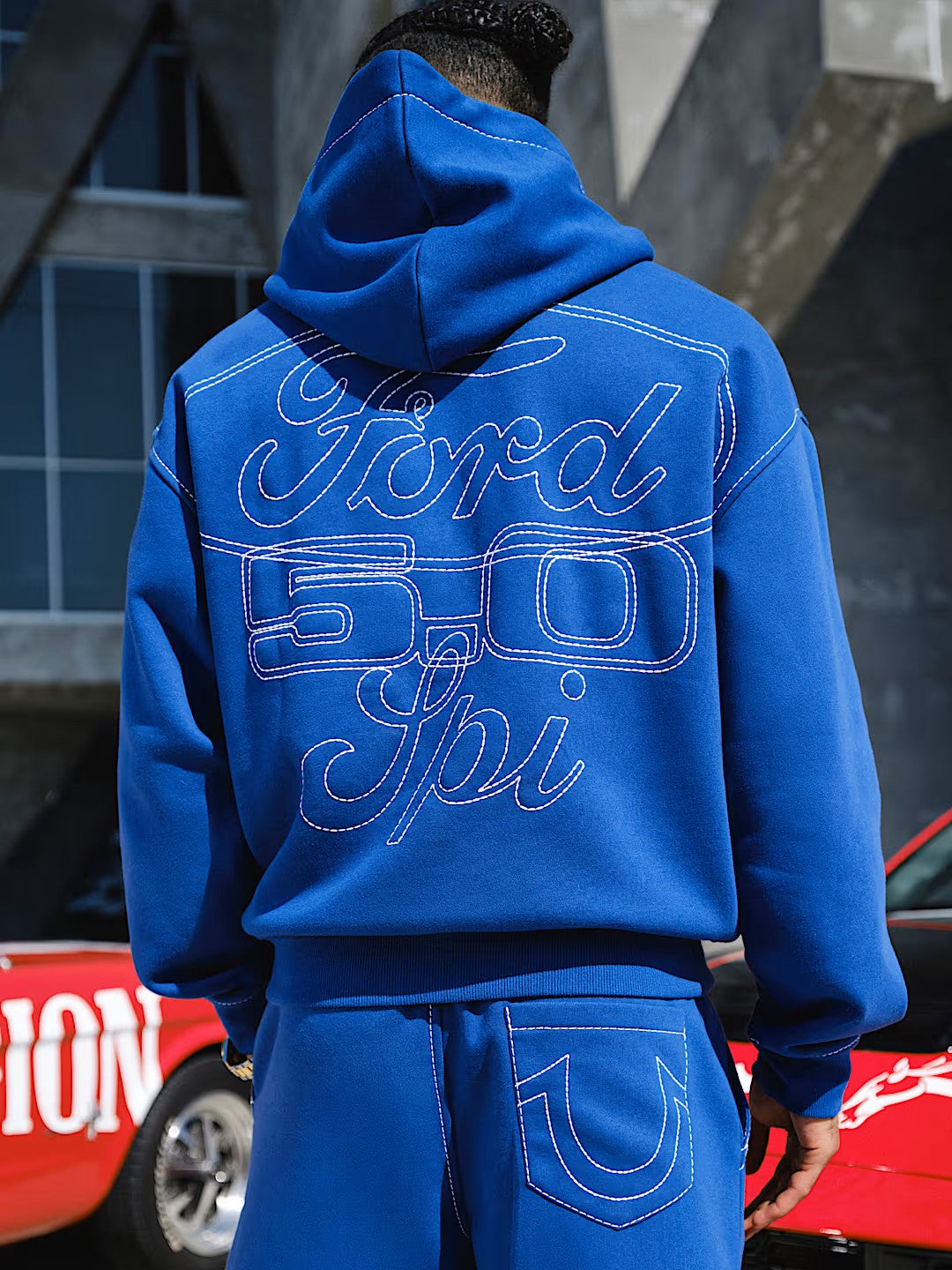 TR X FORD BIG T CINCHED HOODIE