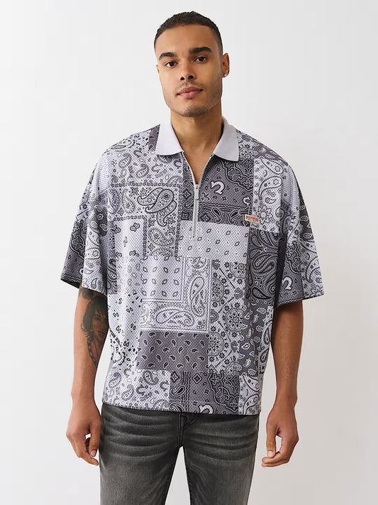 BANDANA MESH OVERSIZED POLO