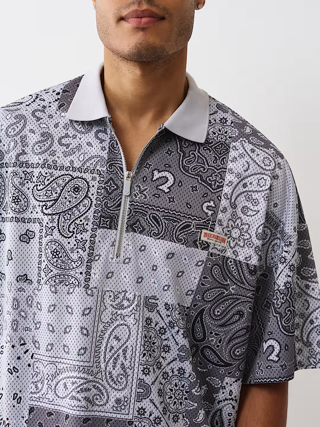 BANDANA MESH OVERSIZED POLO