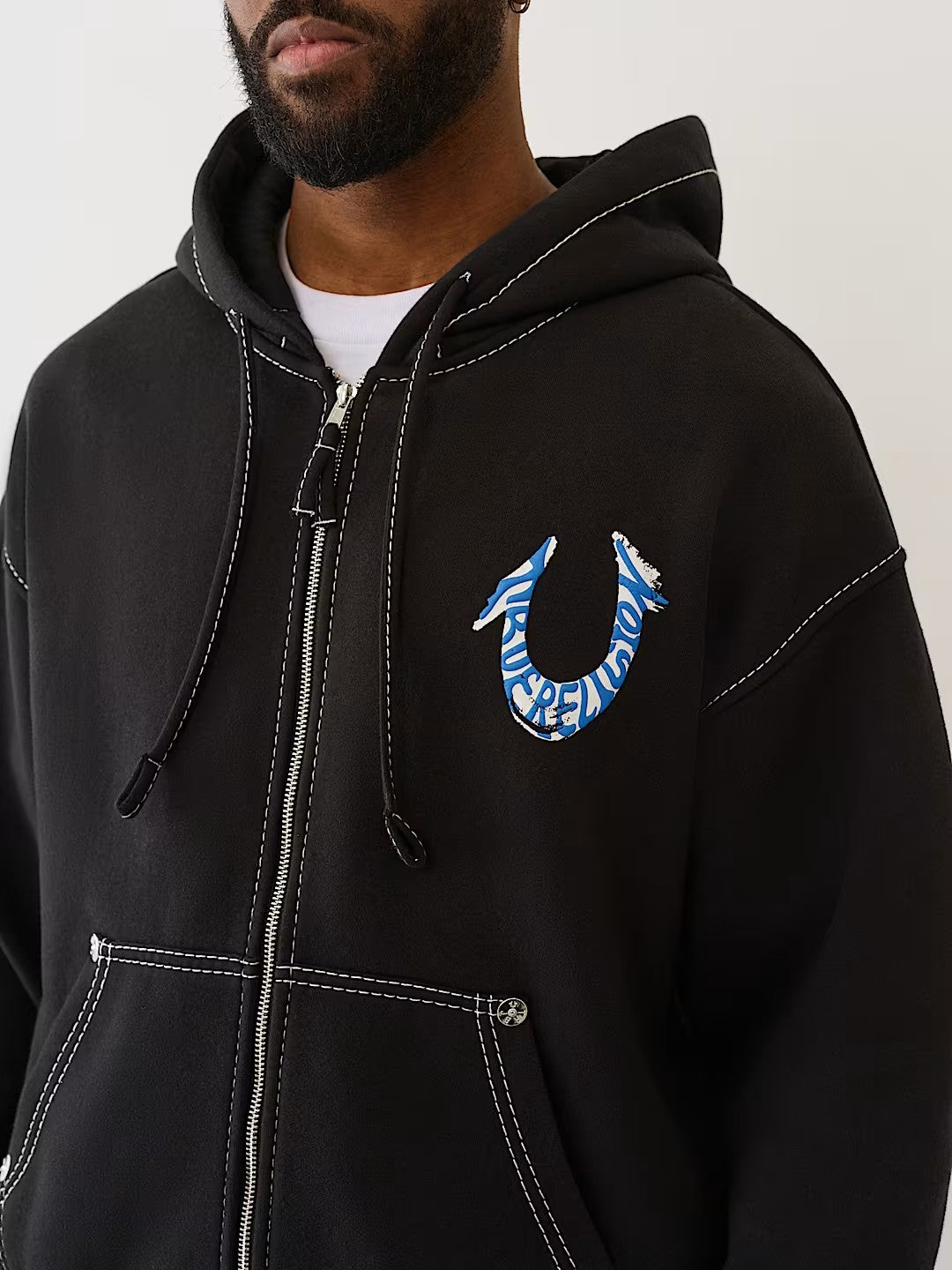HS PAINT CINCHED BIG T ZIP UP