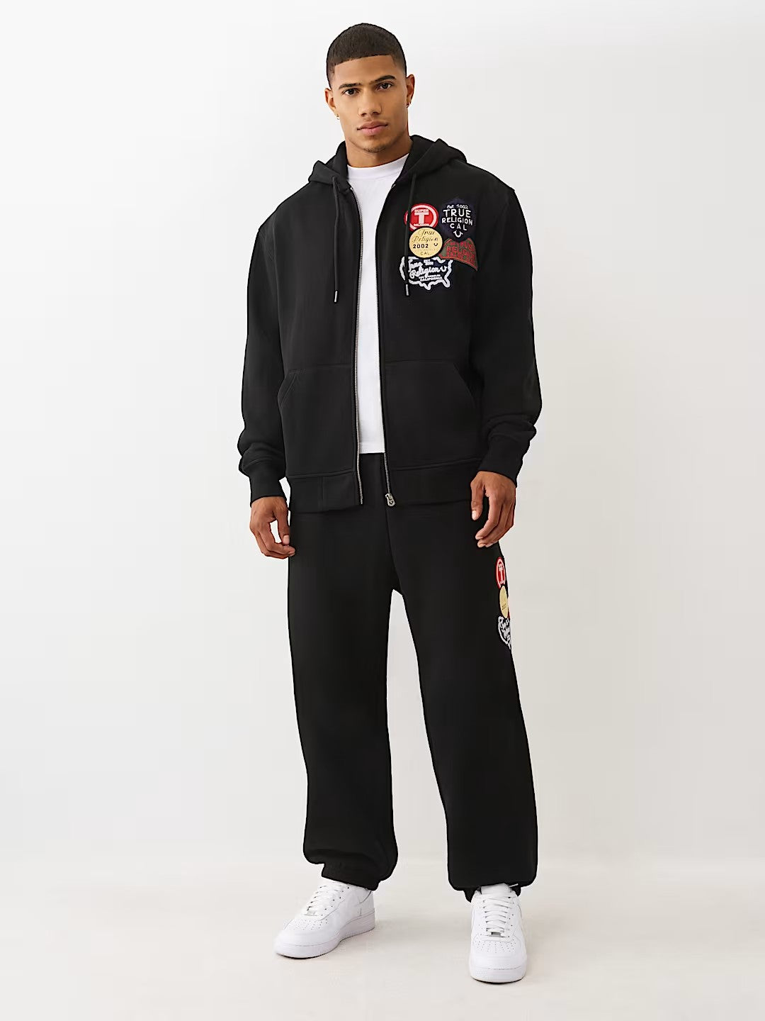 PATCH VINTAGE ZIP UP HOODIE