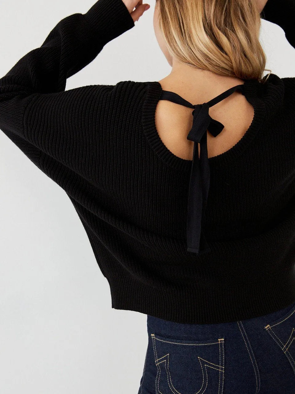 OPEN BACK SWEATER - TRUE RELIGION MEXICO