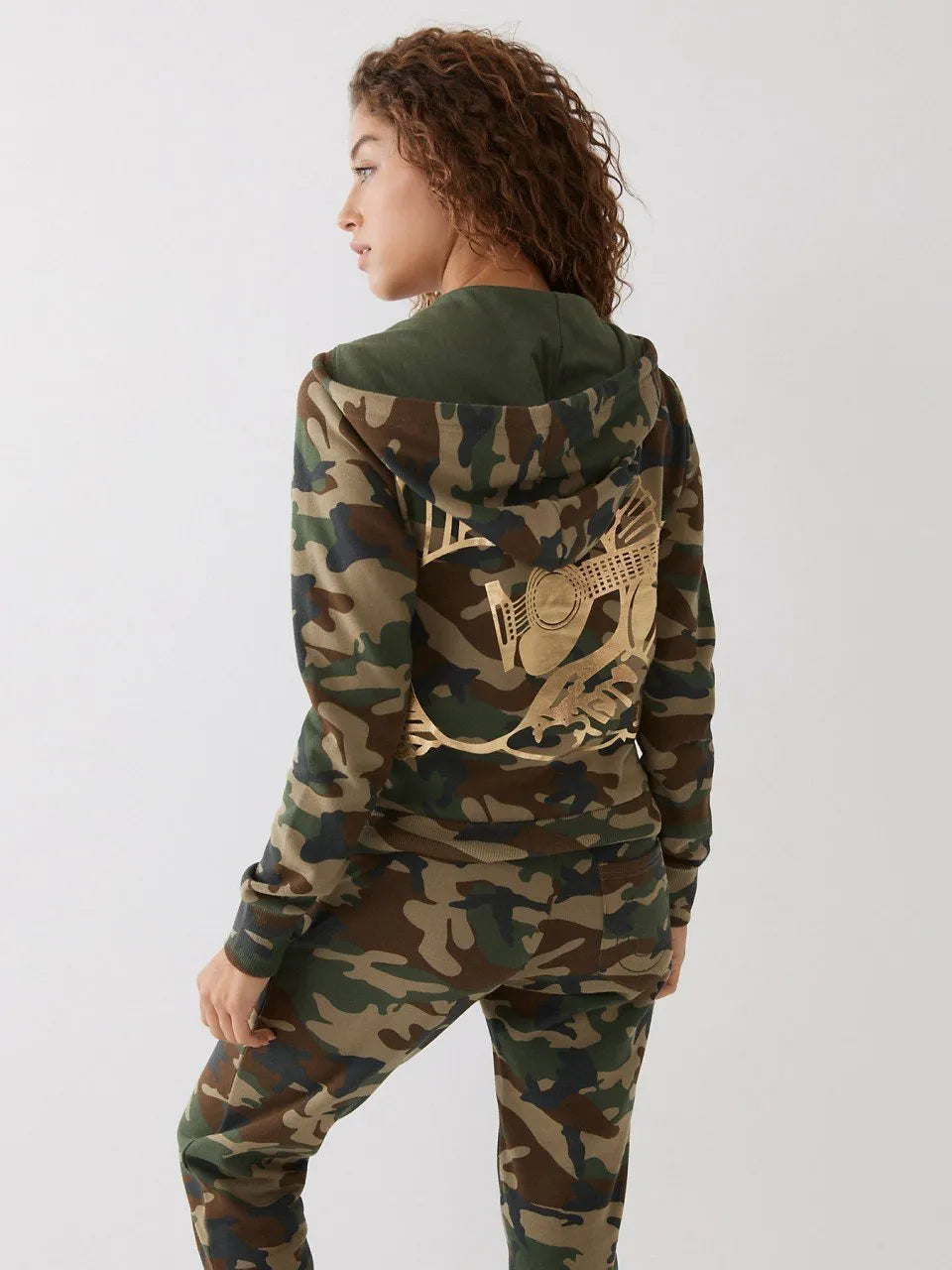 CAMO BUDDHA CLASSIC ZIP HOODIE - TRUE RELIGION MEXICO