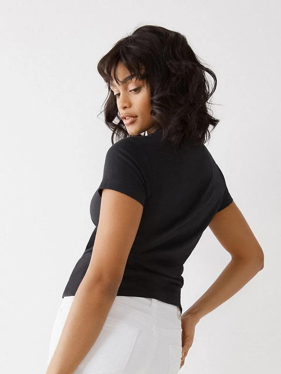 NEON SIGNATURE SLIM CREW TEE - TRUE RELIGION MEXICO