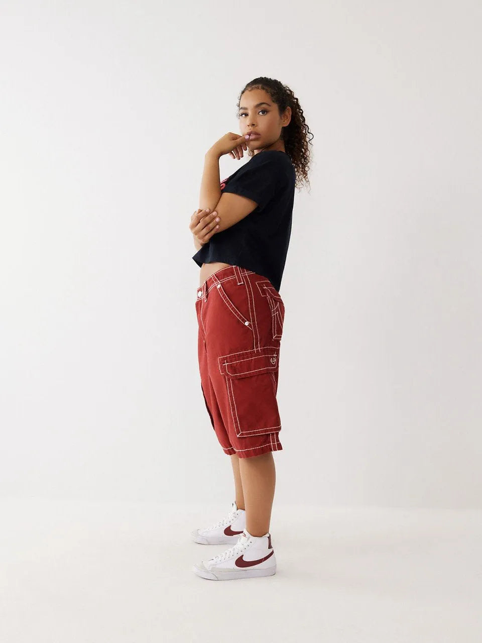 NICE DAY CUFFED ROCKER TEE - TRUE RELIGION MEXICO