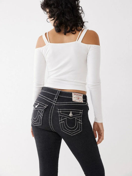 JENNIE MIDRISE BIG T FLAP - TRUE RELIGION MEXICO