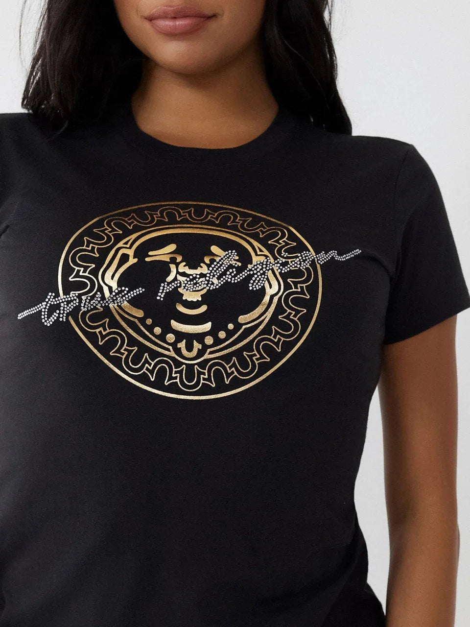 CRYSTAL BUDDHA SLIM CREW TEE - TRUE RELIGION MEXICO