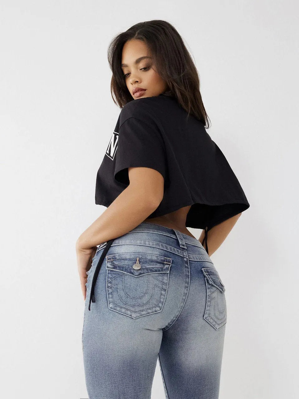 JOEY MID RISE FLARE FLAP - TRUE RELIGION MEXICO