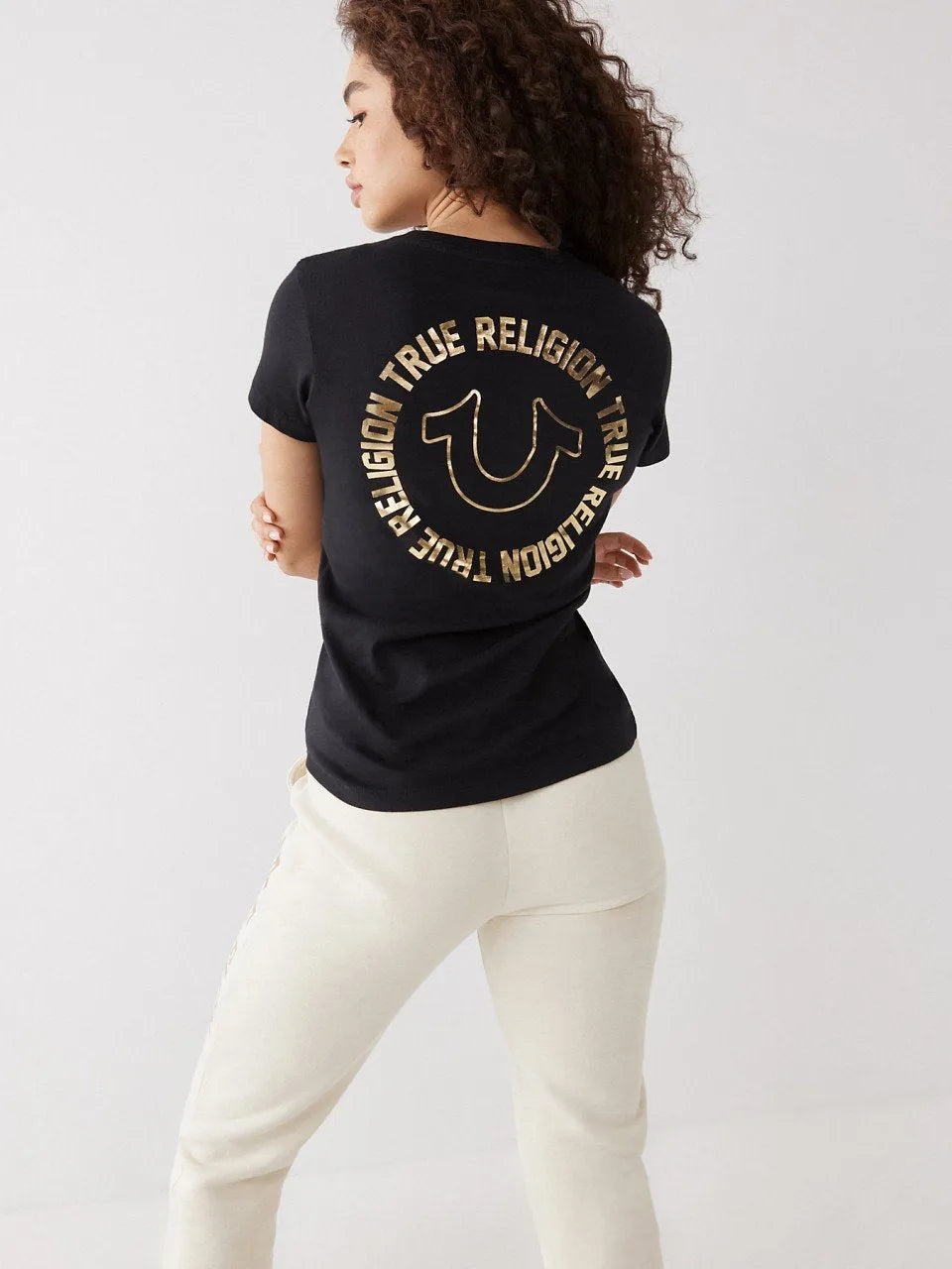 TR STAMP SLIM V NECK - TRUE RELIGION MEXICO