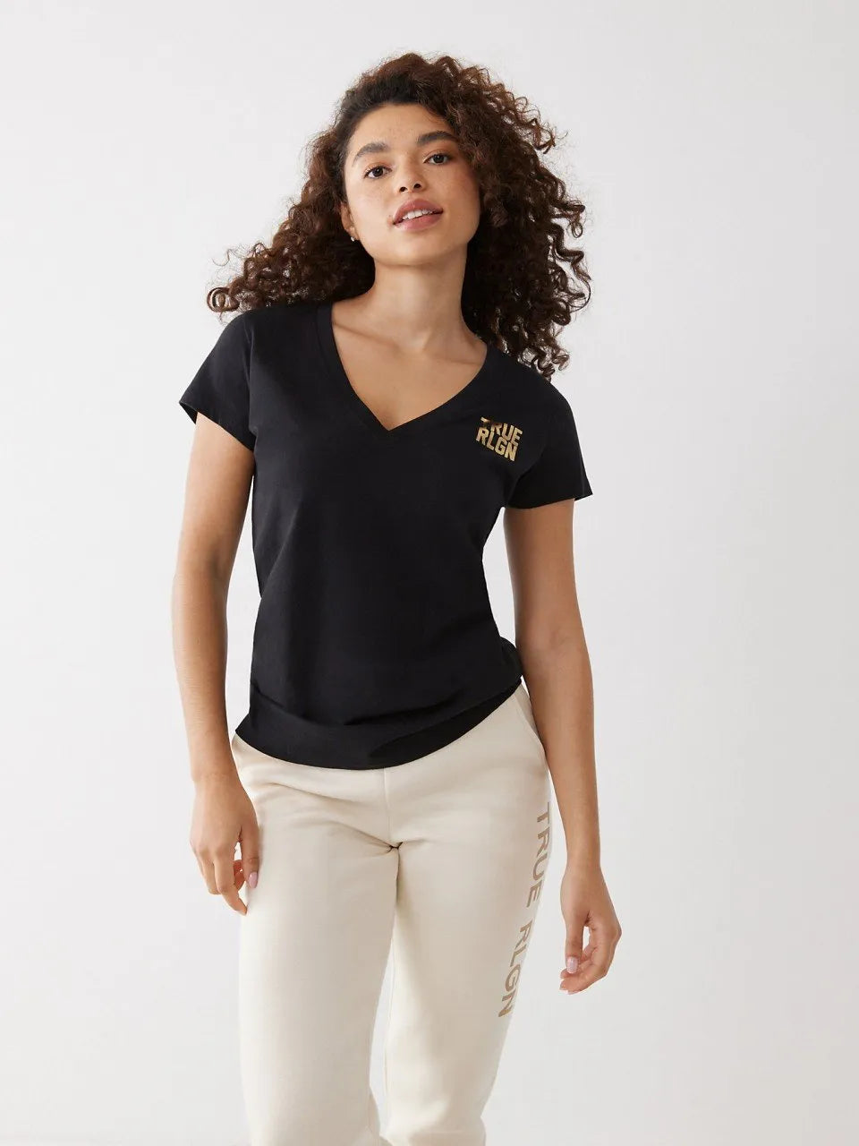 TR STAMP SLIM V NECK - TRUE RELIGION MEXICO