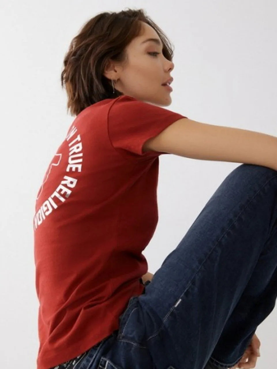 TR STAMP SLIM V NECK - TRUE RELIGION MEXICO