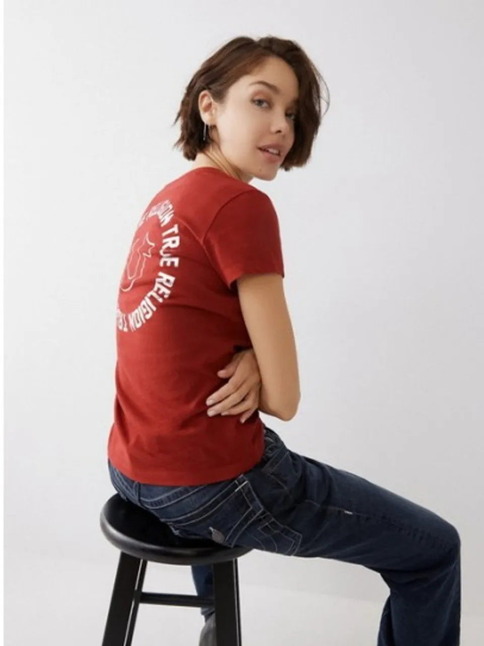 TR STAMP SLIM V NECK - TRUE RELIGION MEXICO