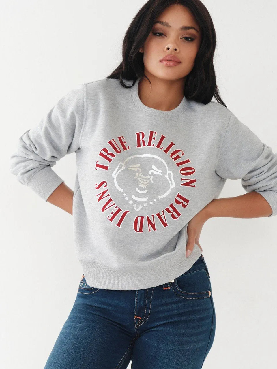 BUDDHA RELAXED PULLOVER - TRUE RELIGION MEXICO