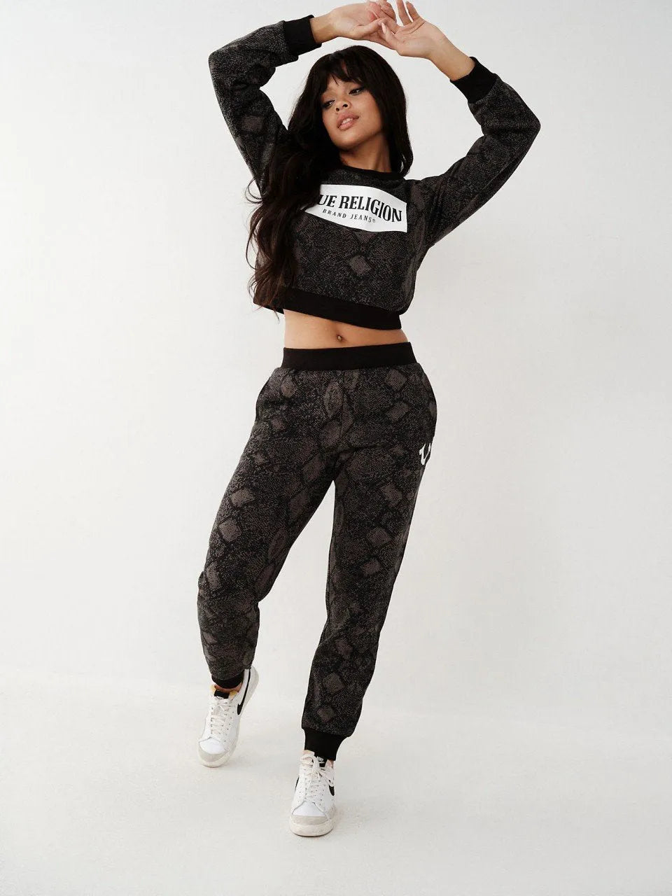 PYTHON SHRUNKEN SWEATSHIRT - TRUE RELIGION MEXICO