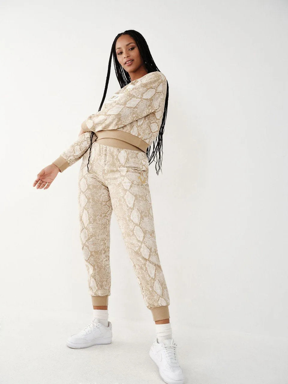 PYTHON SHRUNKEN SWEATSHIRT - TRUE RELIGION MEXICO