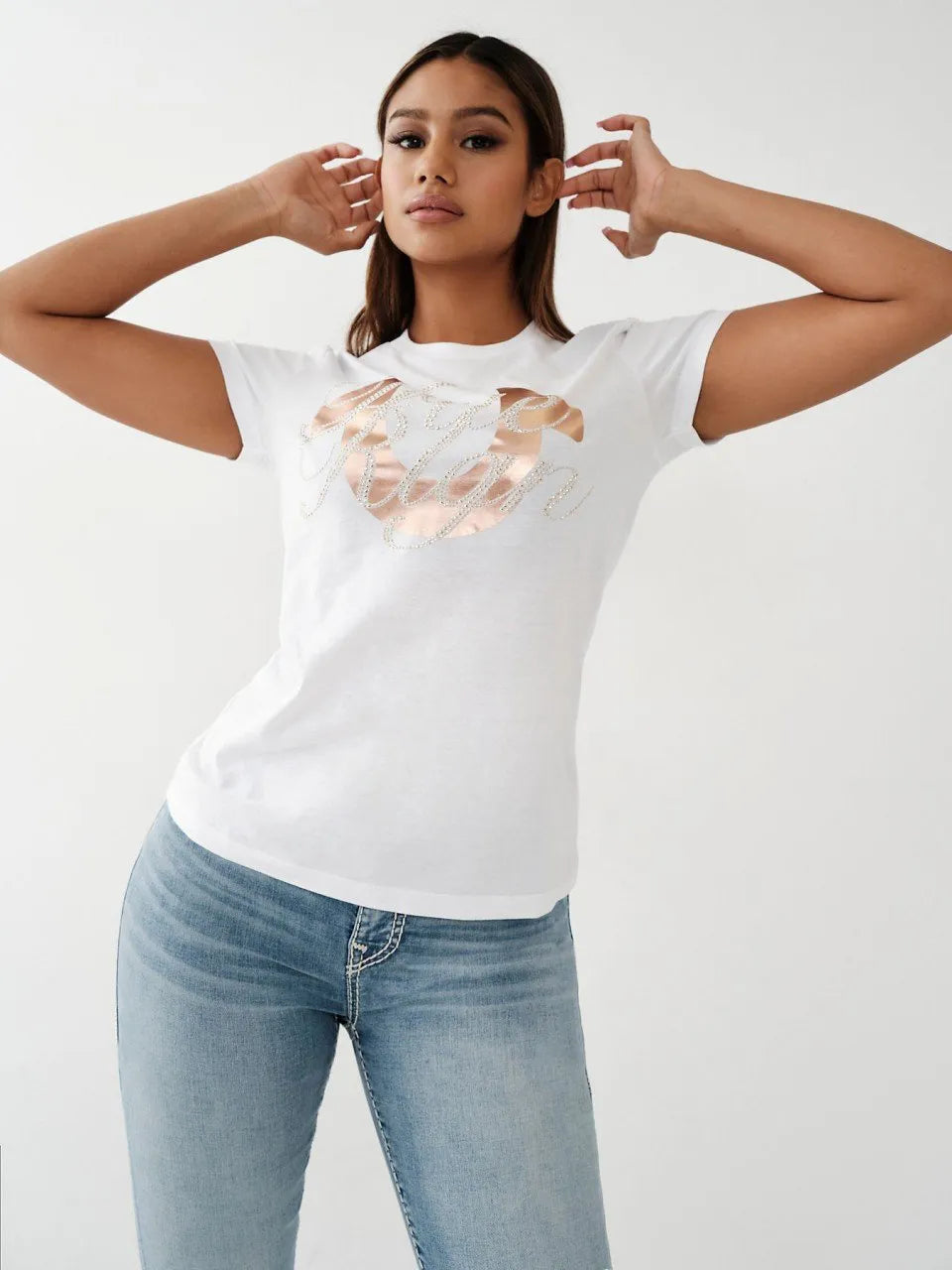 TRUE RLGN SCRIPT SLIM CREW TEE - TRUE RELIGION MEXICO