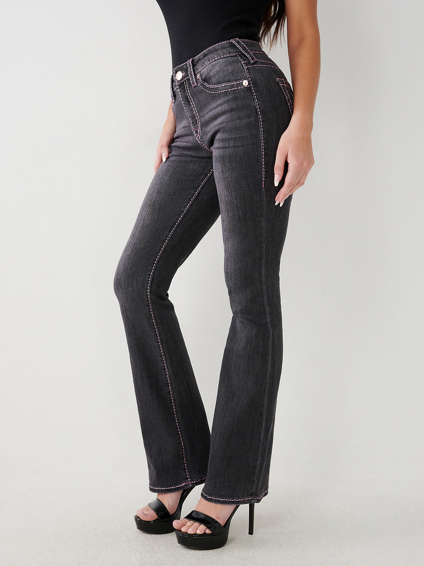 BECCA MR BOOTCUT LUREX BIG T