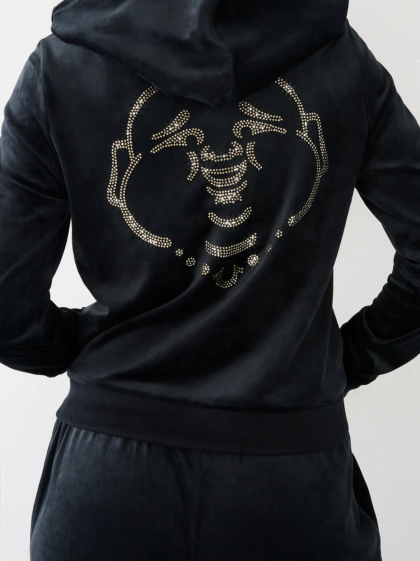 VELOUR CLASSIC ZIP HOODIE