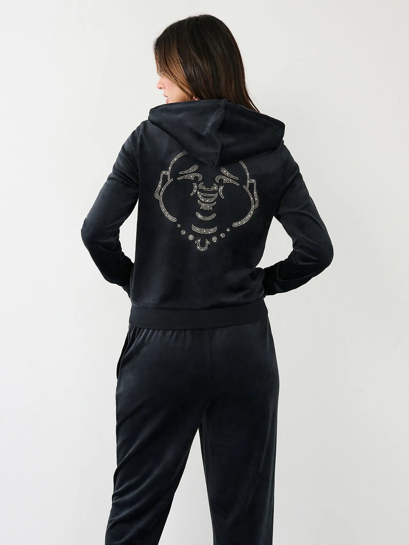 VELOUR CLASSIC ZIP HOODIE