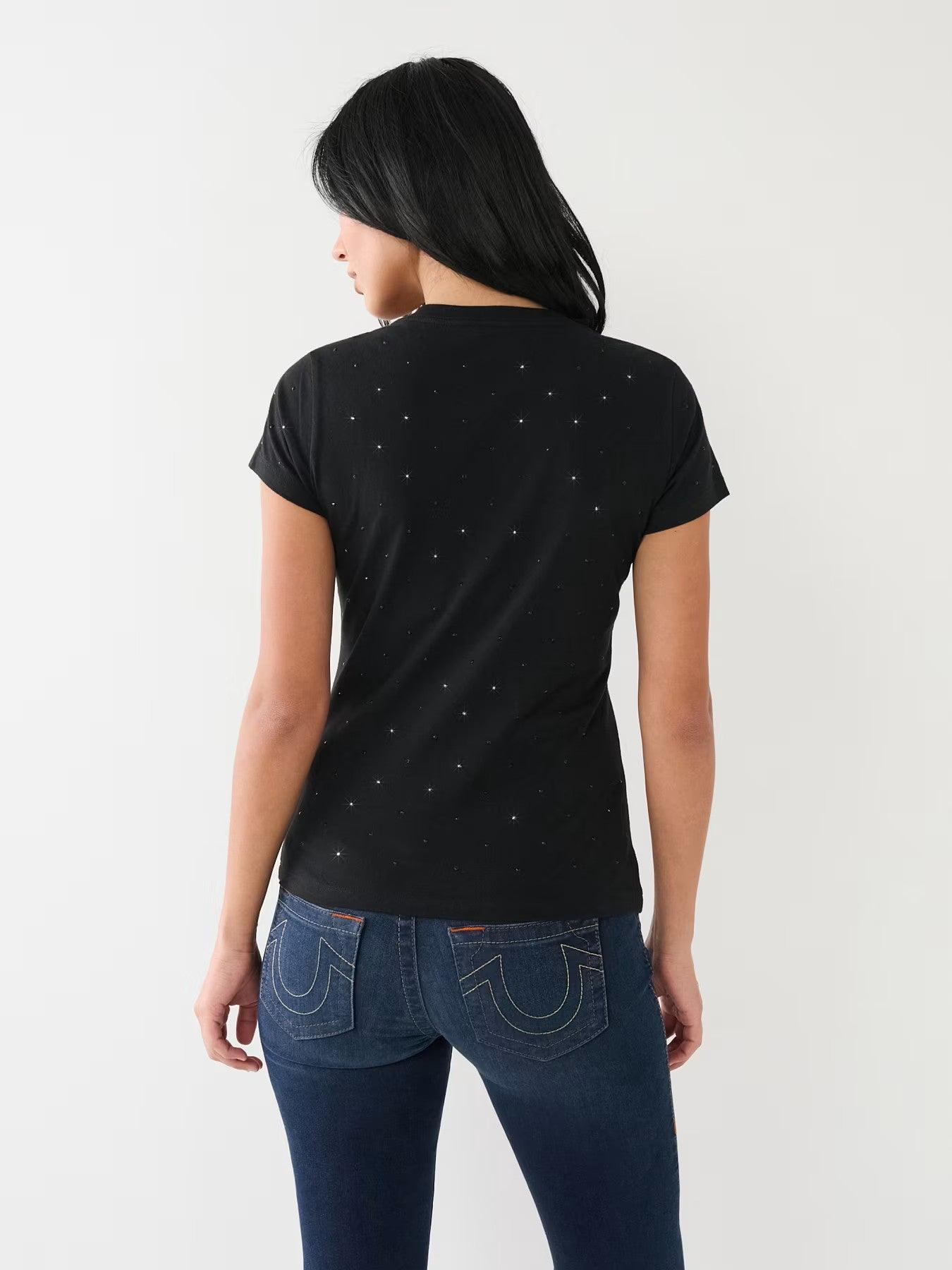 HS SLIM V NECK TEE - TRUE RELIGION MEXICO