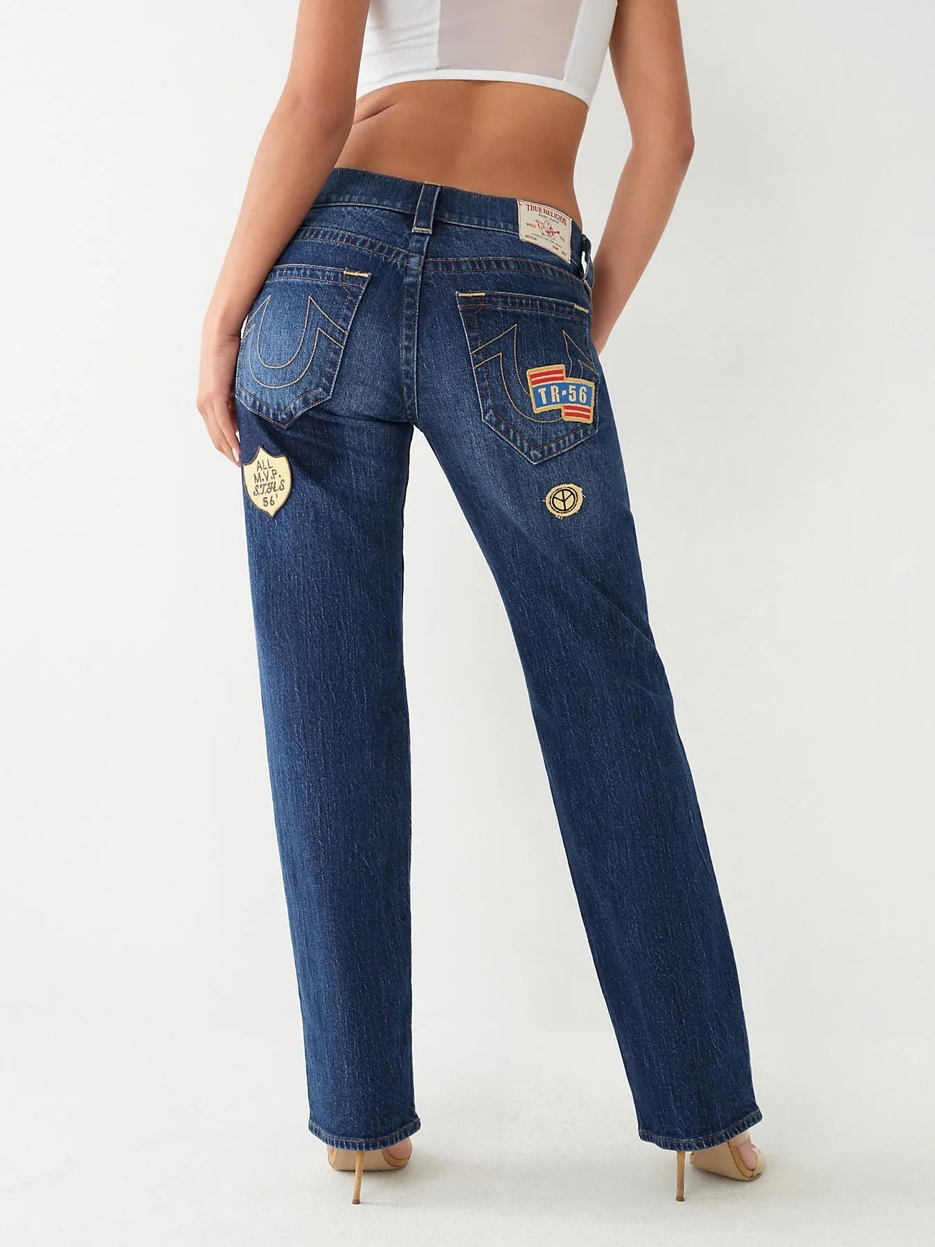 RICKI RELAXED ST W PATCHES - TRUE RELIGION MEXICO