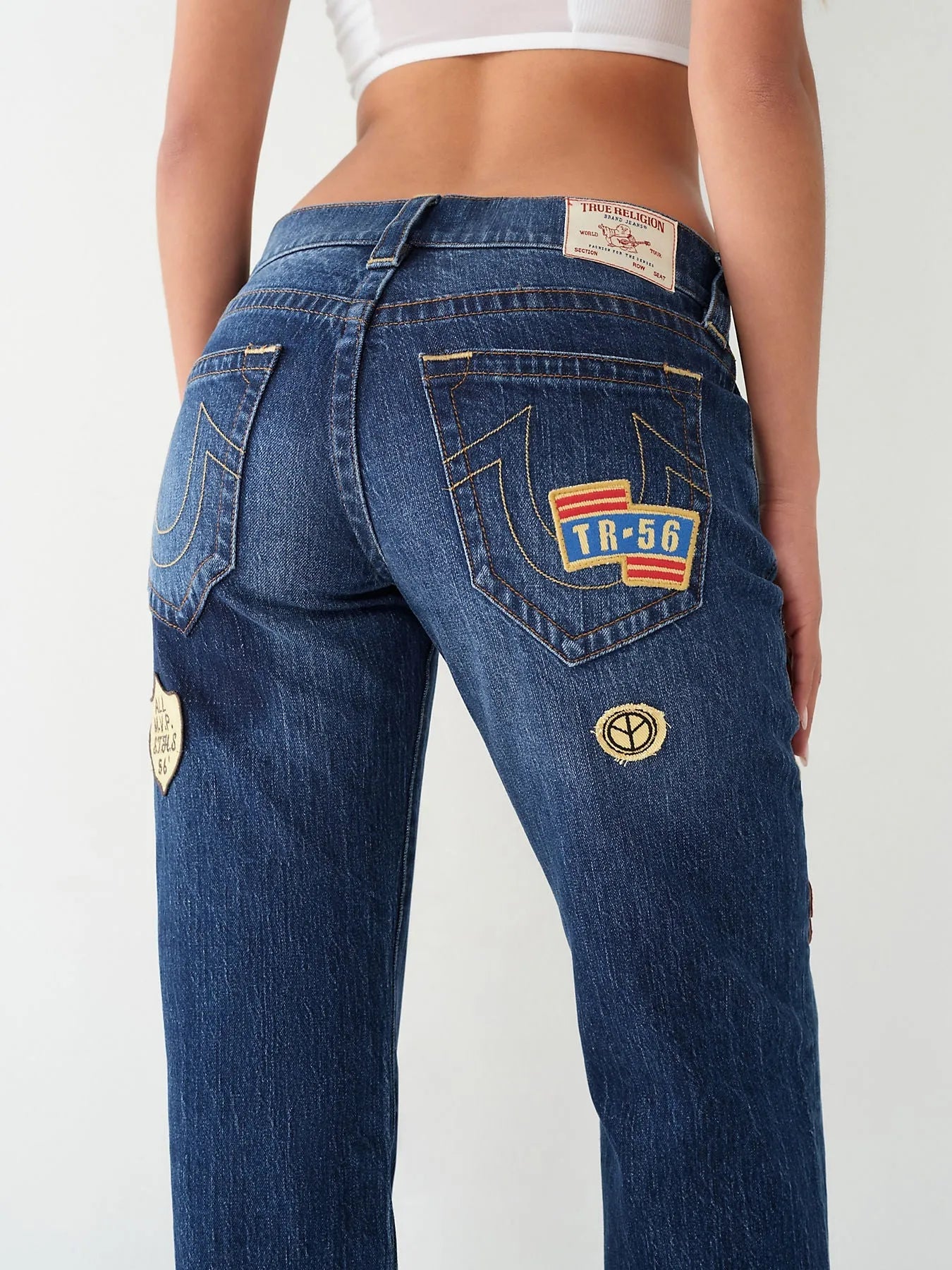 RICKI RELAXED ST W PATCHES - TRUE RELIGION MEXICO