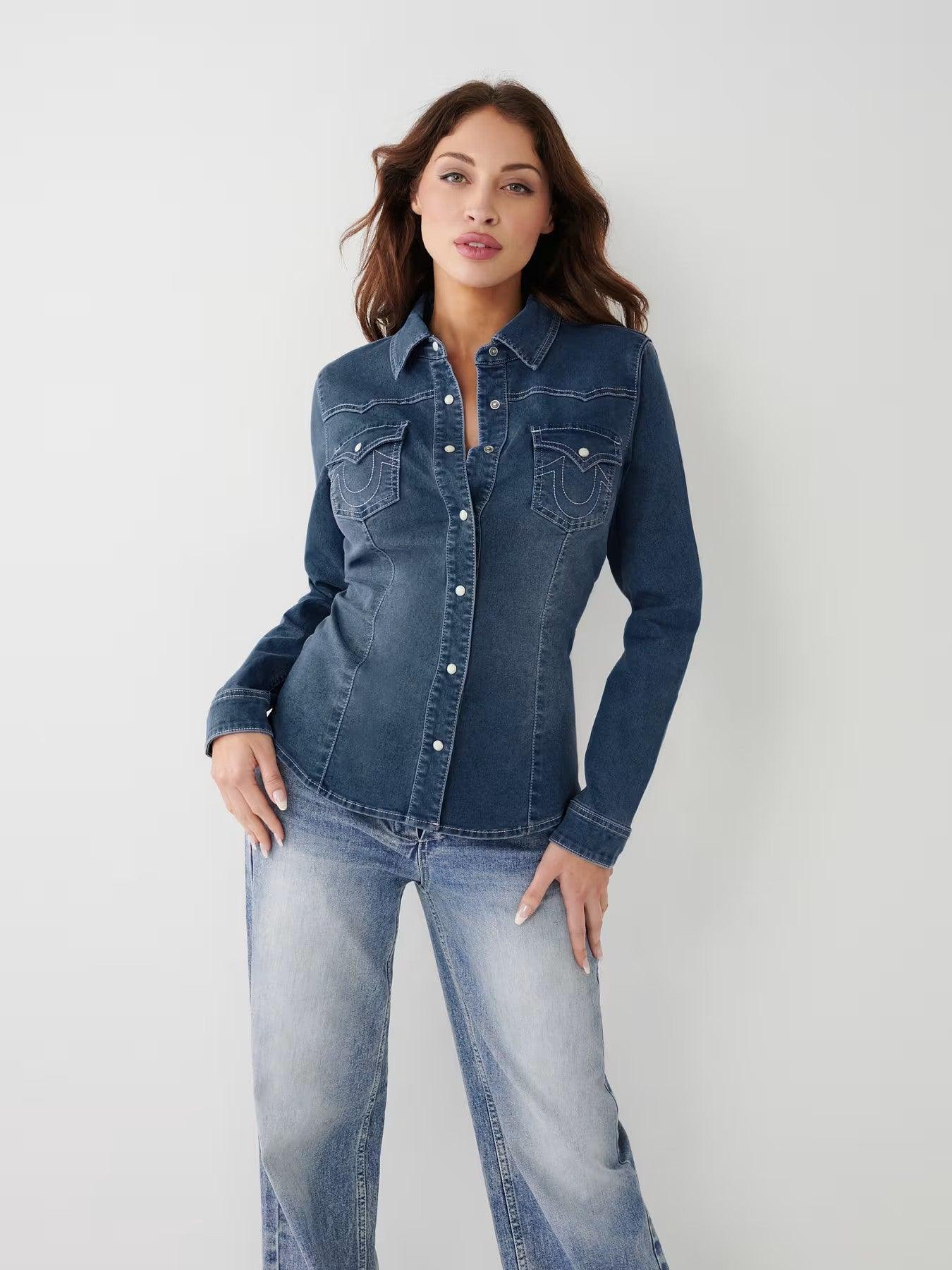 WESTERN DENIM SHIRT - TRUE RELIGION MEXICO