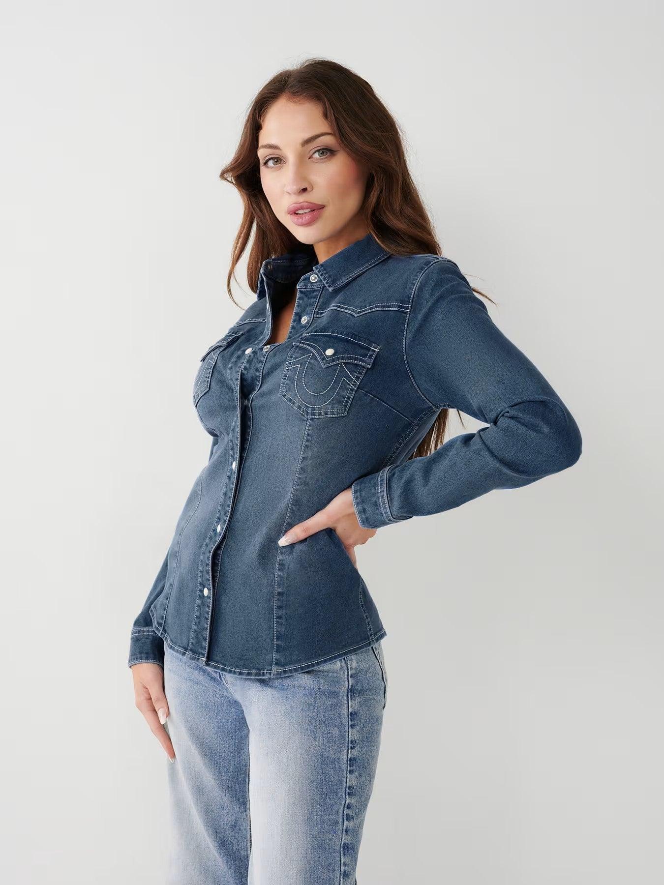 WESTERN DENIM SHIRT - TRUE RELIGION MEXICO