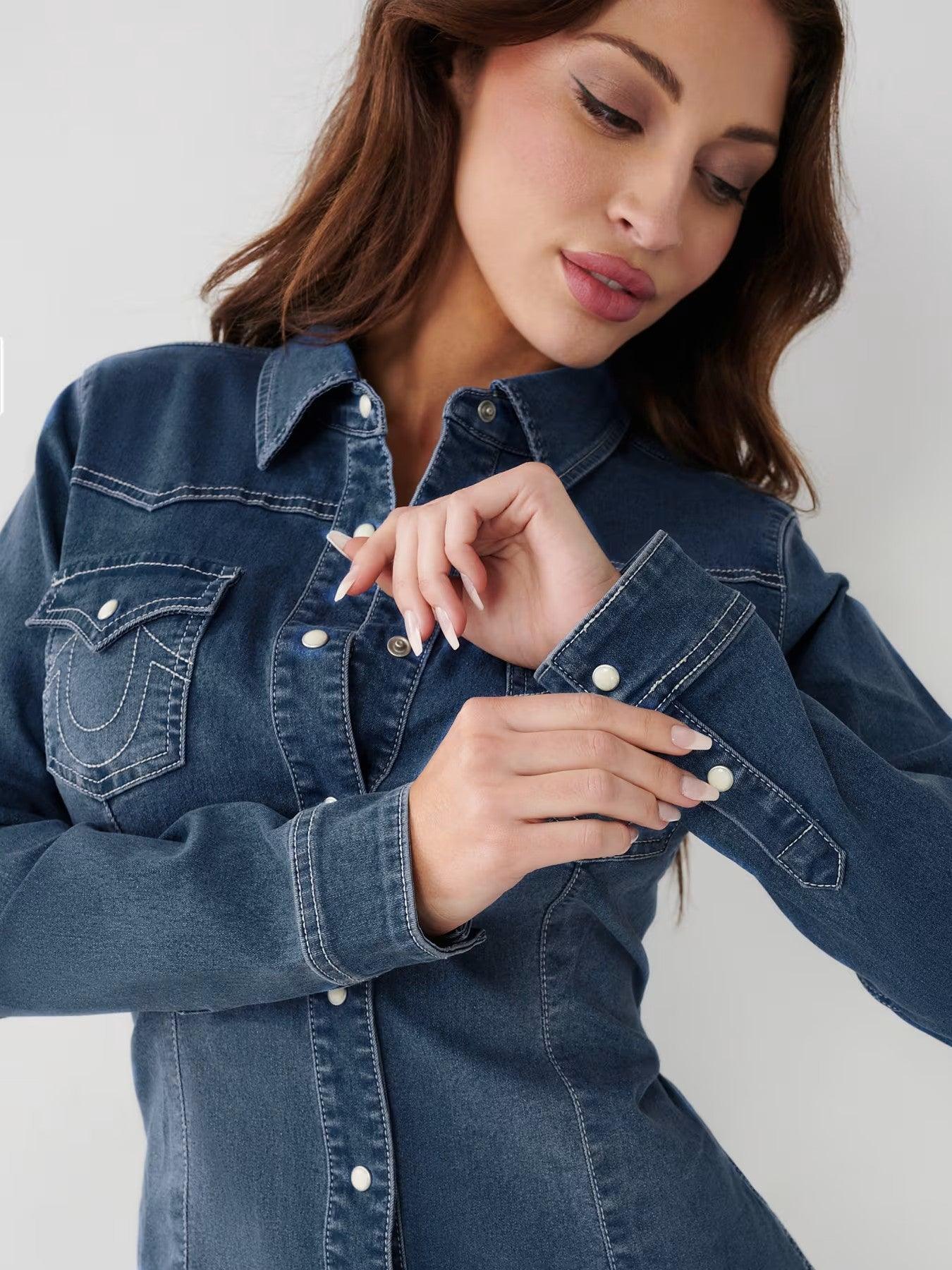 WESTERN DENIM SHIRT - TRUE RELIGION MEXICO