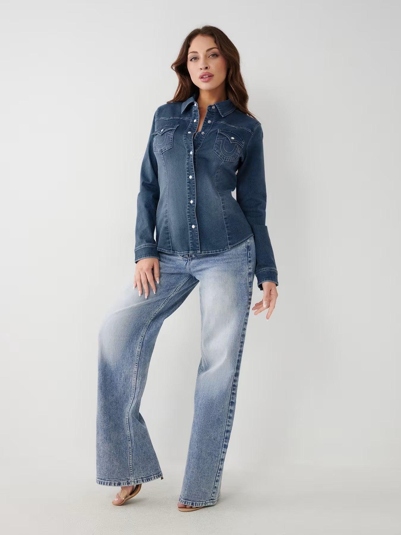 WESTERN DENIM SHIRT - TRUE RELIGION MEXICO