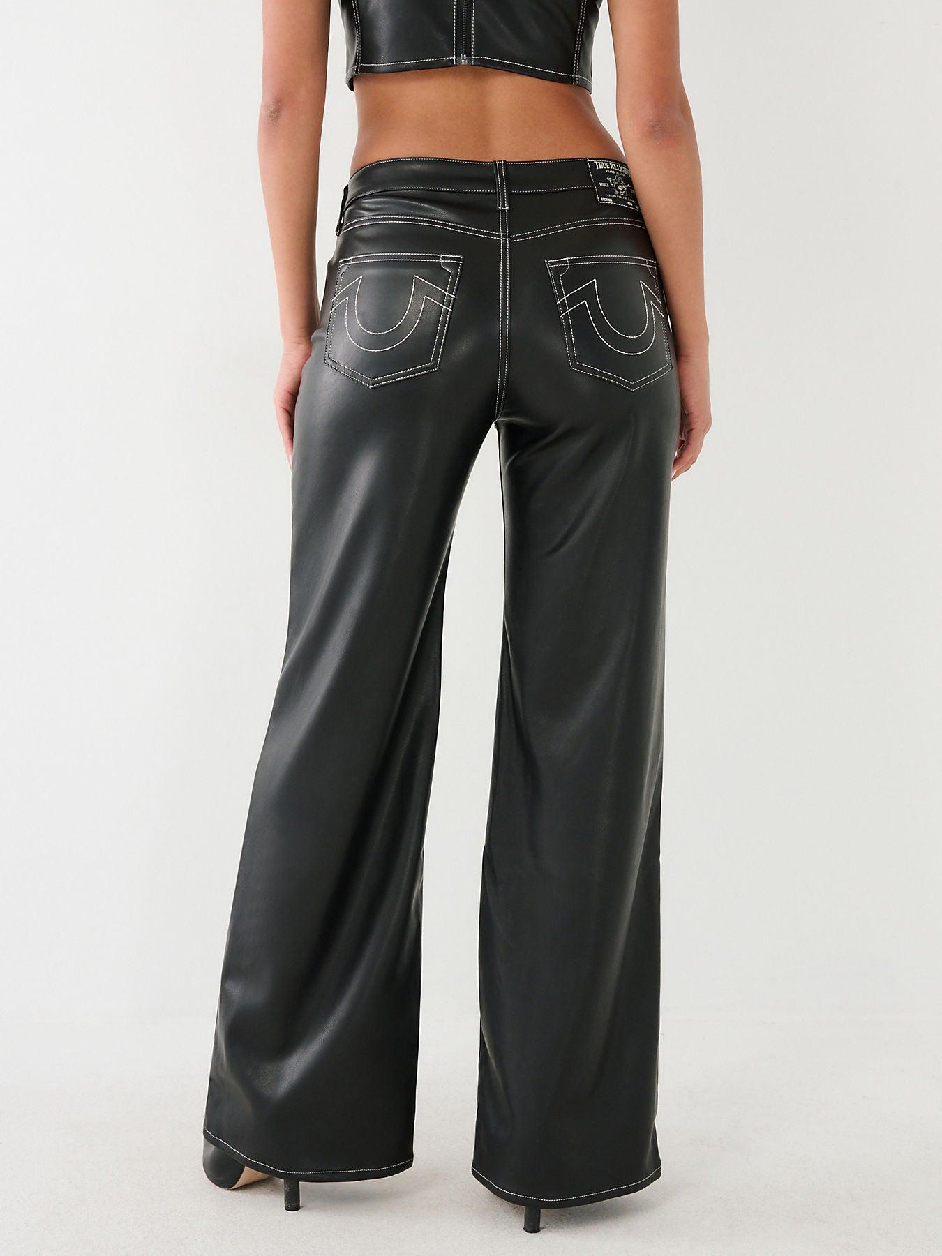 PU LEATHER LEILA HR WIDE LEG - TRUE RELIGION MEXICO